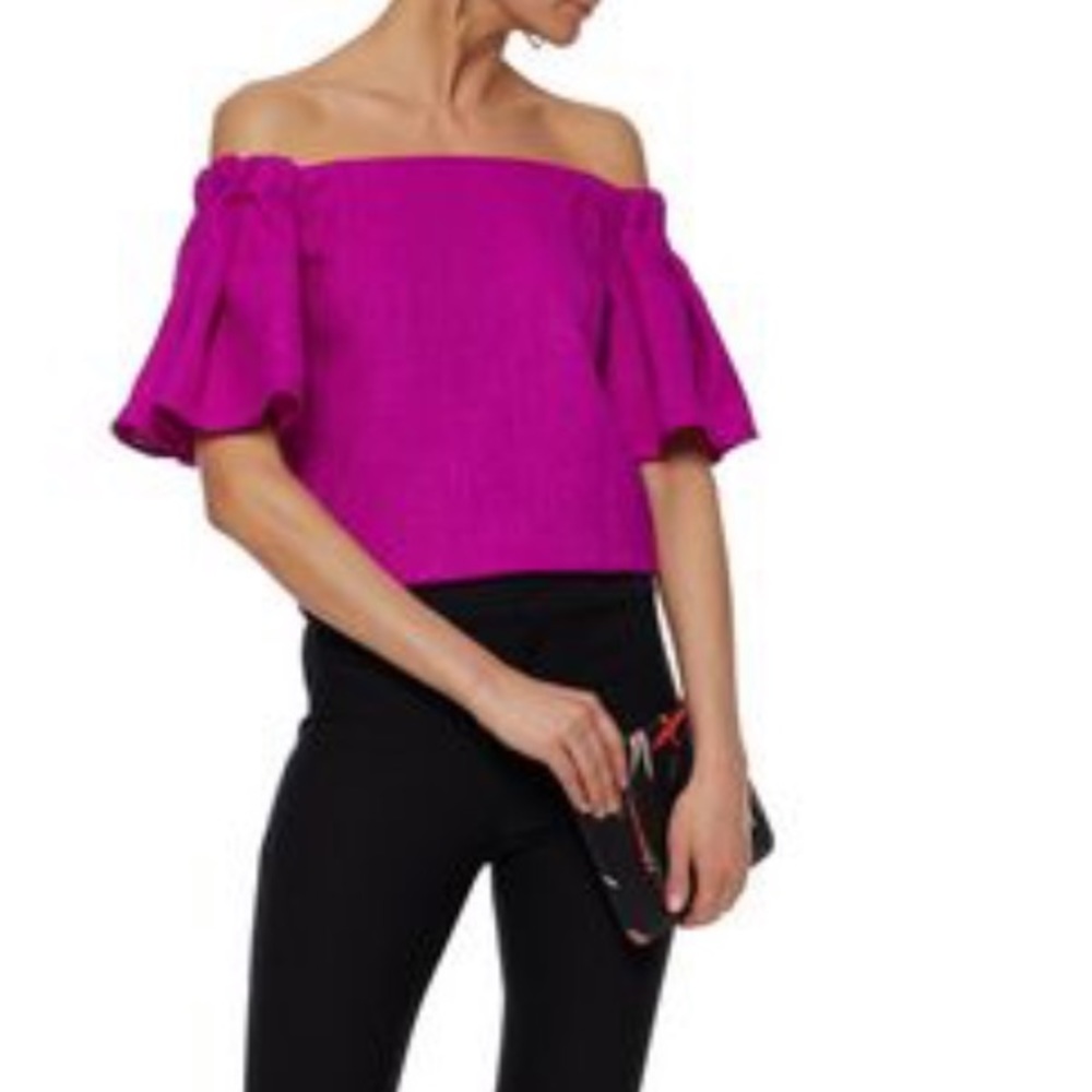 Badgley Mischka Off Shoulder Top